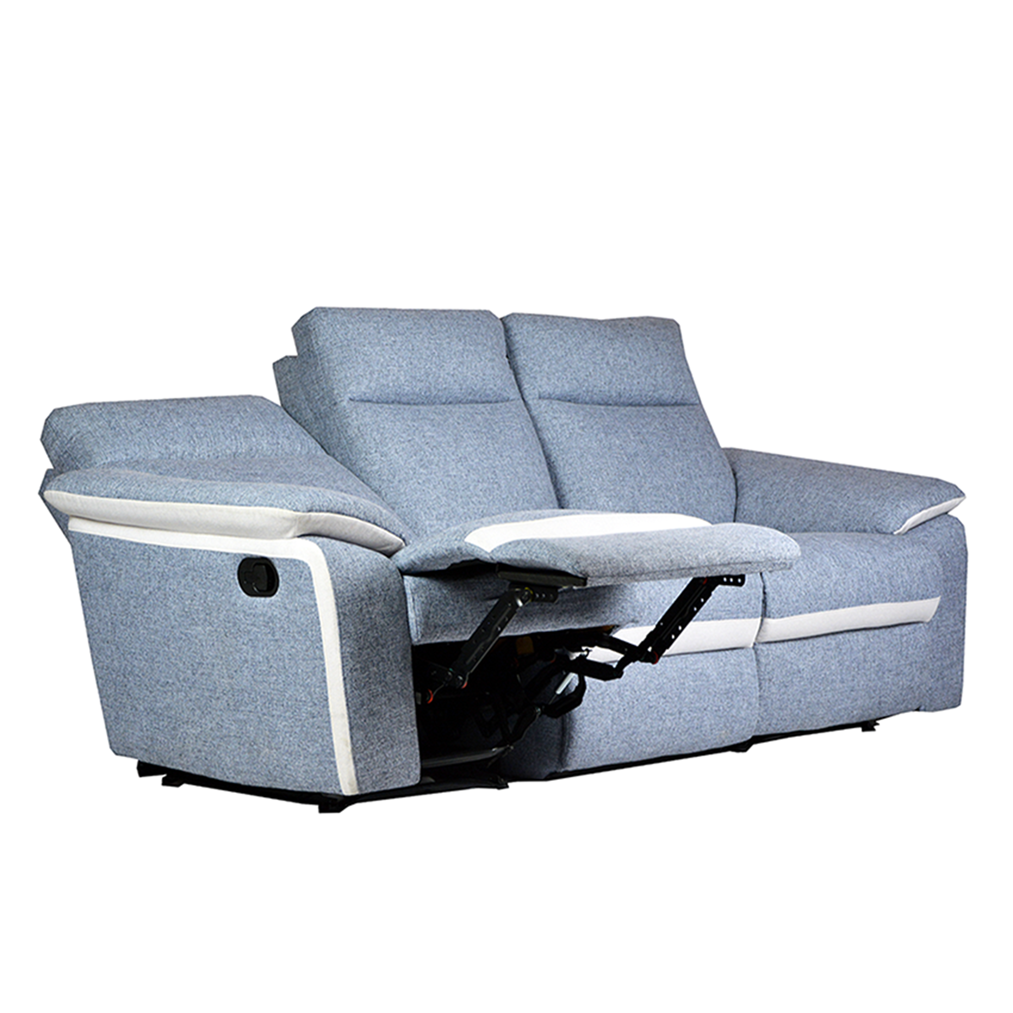 Issac 3 Seater Recliner Sofa Fabric