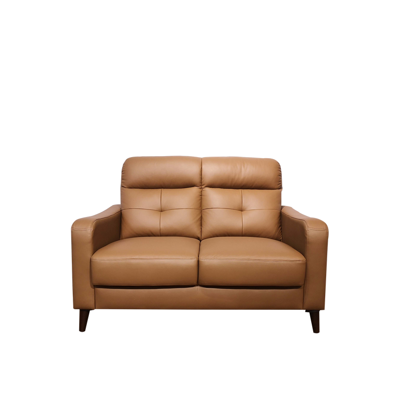 Jerome 2 Seater Sofa, Half Leather - Novena Furniture Singapore