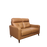 Jerome 2 Seater Sofa, Half Leather - Novena Furniture Singapore