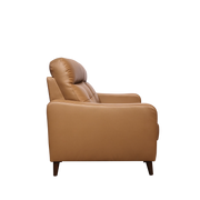 Jerome 2 Seater Sofa, Half Leather - Novena Furniture Singapore