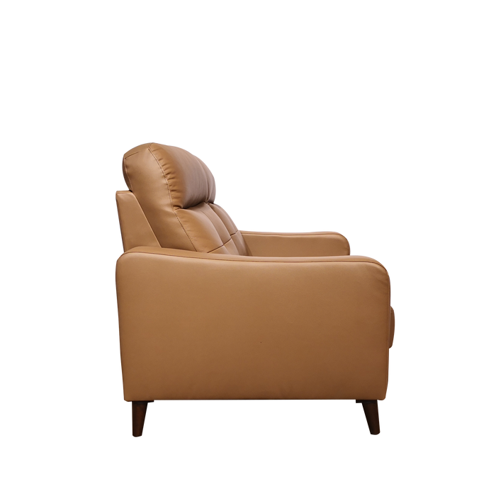 Jerome 3 Seater Sofa, Half Leather - Novena Furniture Singapore