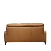 Jerome 3 Seater Sofa, Half Leather - Novena Furniture Singapore