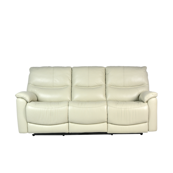 Leica 3 Seater Recliner Sofa, Half Leather - Novena Furniture Singapore