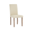 Lenore Dining Chair, Wood/Vinyl - Cocoa/Cream - Novena Furniture Singapore