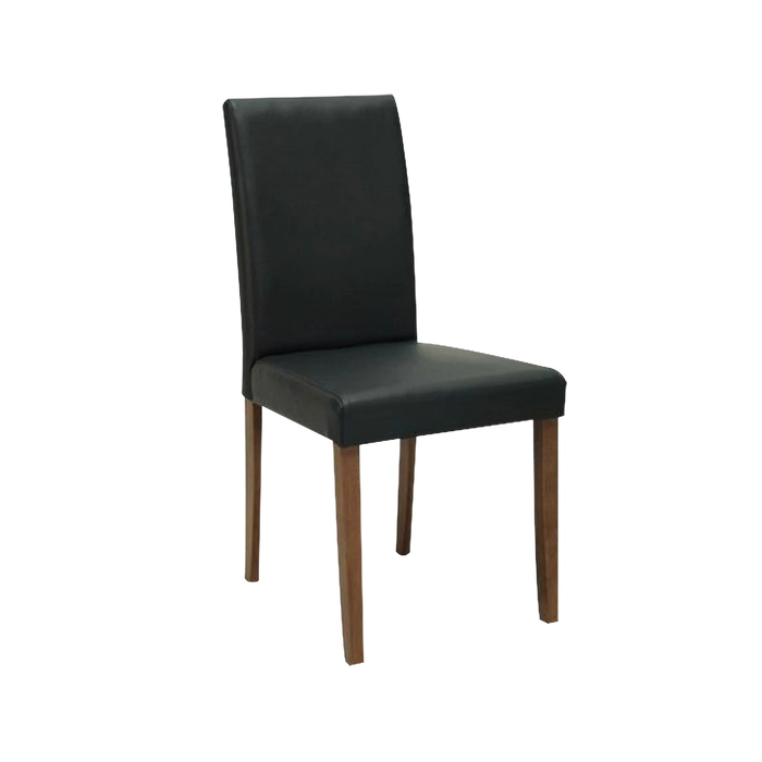 Lenore Dining Chair, Wood/vinyl - Cocoa/Espresso - Novena Furniture Singapore