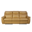 Lucana 3 Seater Recliner Sofa, Half Leather - Novena Furniture Singapore