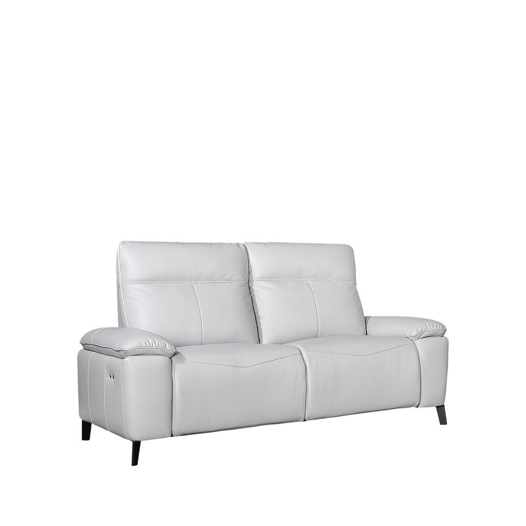 Lucy 2 Seater Recliner Sofa, Half Thick Leather Novena Furniture