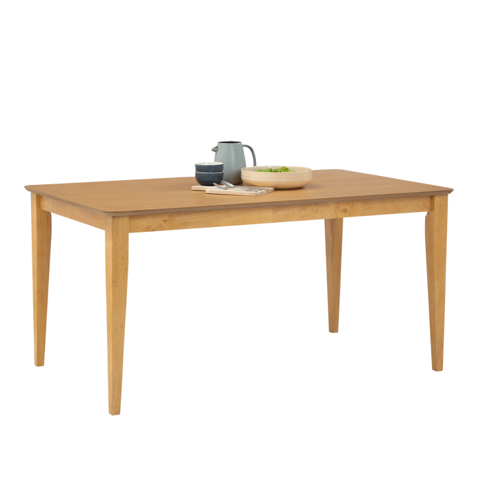 Muji 1.5M Dining Table, Solid Wood - Novena Furniture Singapore