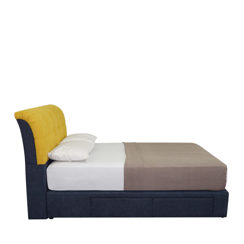 Nicolette Upholstered Bed - Novena Furniture Singapore