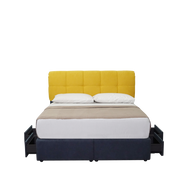Nicolette Upholstered Bed - Novena Furniture Singapore