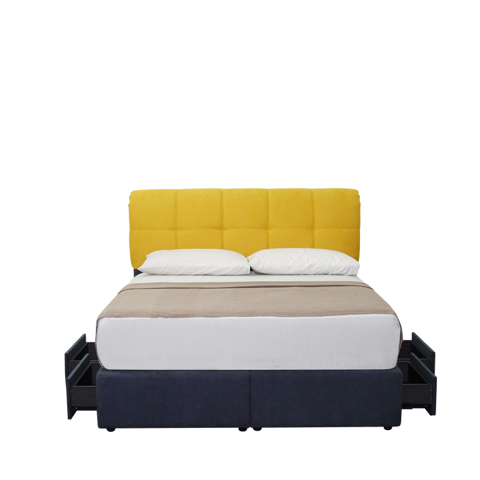 Nicolette Upholstered Bed - Novena Furniture Singapore