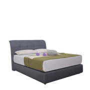 Nicolette Upholstered Bed - Novena Furniture Singapore