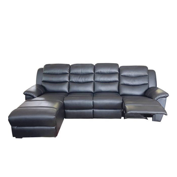 Normand 3L L-Shaped Recliner Sofa, Simulated Leather - Novena Furniture Singapore