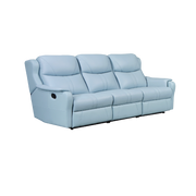 Skylar 3 Seater Recliner Sofa, Half Leather - Novena Furniture Singapore