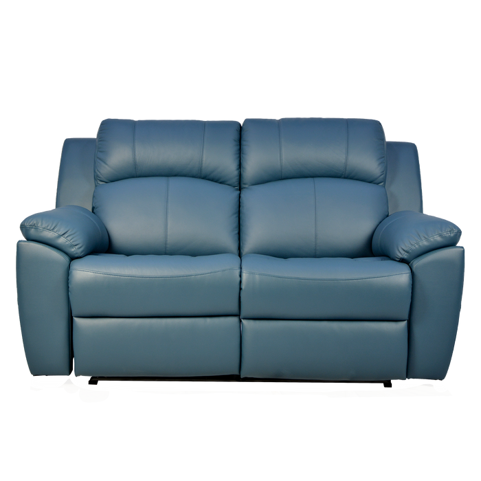 Sanro 2 Seater Recliner Sofa, Half Leather - Novena Furniture Singapore