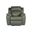 Sanro Recliner Armchair, Half Leather - Novena Furniture Singapore