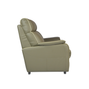 Silas 2 Seater Sofa, Half Leather - Novena Furniture Singapore