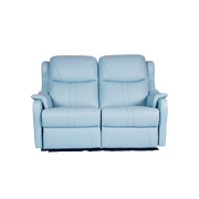 Skylar 2 Seater Recliner Sofa, Half Leather - Novena Furniture Singapore