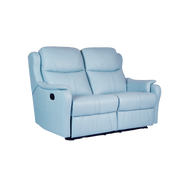 Skylar 2 Seater Recliner Sofa, Half Leather - Novena Furniture Singapore