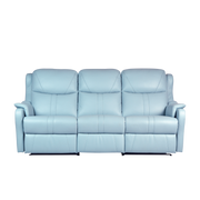 Skylar 3 Seater Recliner Sofa, Half Leather - Novena Furniture Singapore