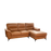 Klaus L-Shaped Sofa, Half Leather - Novena Furniture Singapore