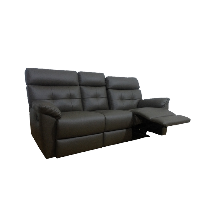 [PROMO] Emma 3 Seater Recliner Sofa, Simulated Leather - Novena Furniture Singapore