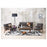 [ONLINE EXCLUSIVE] Tucson 2 Seater Sofa, Vinyl Leather with Solid Wood - Cocoa/Espresso - Novena Furniture Singapore