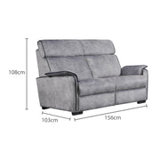 Silas 2 Seater Sofa, Fabric - Novena Furniture Singapore