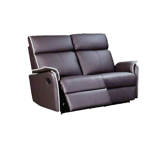 Silas 2 Seater Recliner Sofa, Half Leather - Novena Furniture Singapore